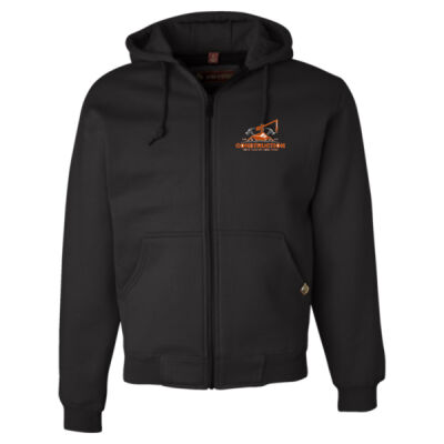 Construction Dri Duck Crossfire Fleece Hooded Jacket Thumbnail