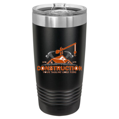 Construction 20oz Tumbler - Laser Engraved Thumbnail