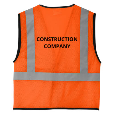 Construction Company Safety Vest 3 Thumbnail